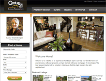Tablet Screenshot of laura.c-21sierraproperties.com